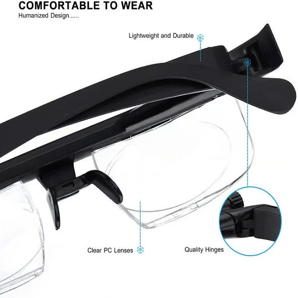 Vivbeau Adjustable Focus Glasses for Near and Far Sight .