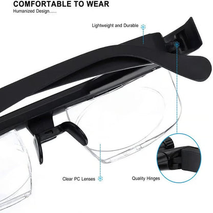 Vivbeau Adjustable Focus Glasses for Near and Far Sight .
