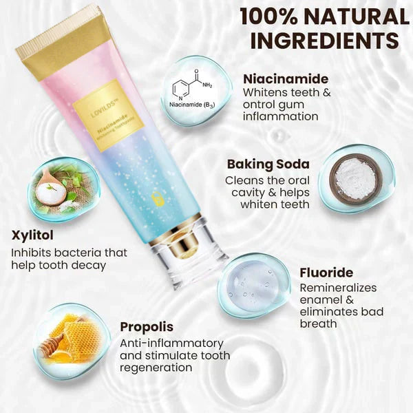Vivbeau LOVILDS™ Niacinamide Whitening Toothpaste