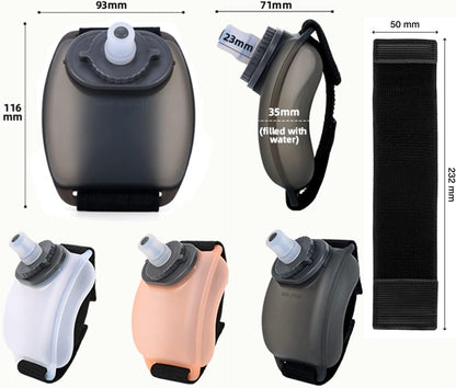 🔥Outdoor sports wrist-shaped water bottle with a capacity of 200ml, suitable for running, climbing, rock climbing, portable water bottle