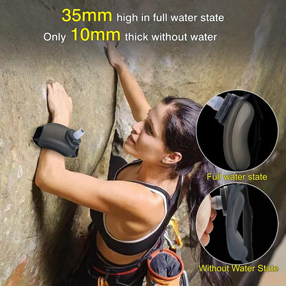 🔥Outdoor sports wrist-shaped water bottle with a capacity of 200ml, suitable for running, climbing, rock climbing, portable water bottle
