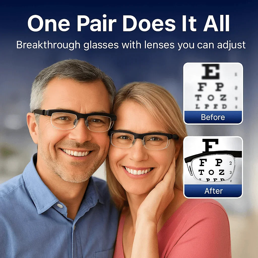 Vivbeau Adjustable Focus Glasses for Near and Far Sight .
