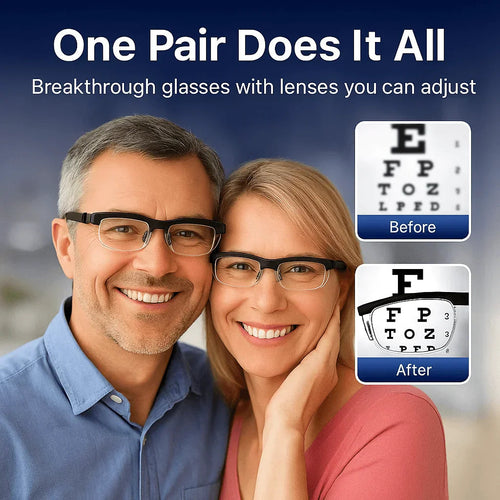 Vivbeau Adjustable Focus Glasses for Near and Far Sight .
