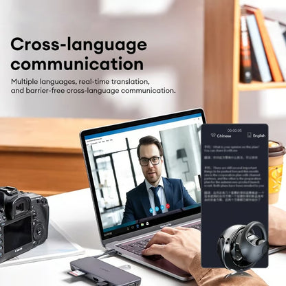 Vivbeau AI Translation T26  Pro MAX Wireless Bluetooth Translation Earbuds